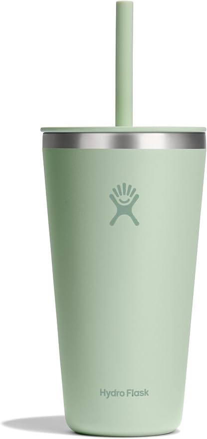 Hydro Flask All Around Tumbler Straw Lid, Insulated Travel Mug, Stainless Steel by Unknown