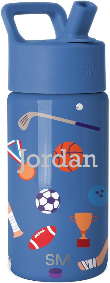 Simple Modern Personalized Kids Water Bottle | 14oz | Sports | Insulated by Unknown