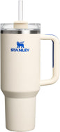 STANLEY Quencher H2.0 Flow State Tumbler, 40 oz, Cream Royal | Handle and Straw by Unknown