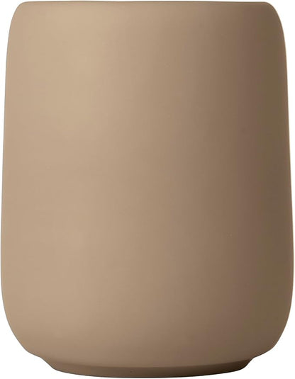 blomus SONO Modern Bathroom Countertop Tumbler and Toothbrush Holder Organizer by blomus