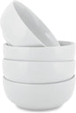 Elanze Designs Bistro Glossy Ceramic 7 inch Dinnerware Bowls Set of 4 by ElanzeDesigns