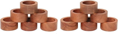 Classic Handmade Napkin Rings Set, Dining Table Holders by Shafa+impex