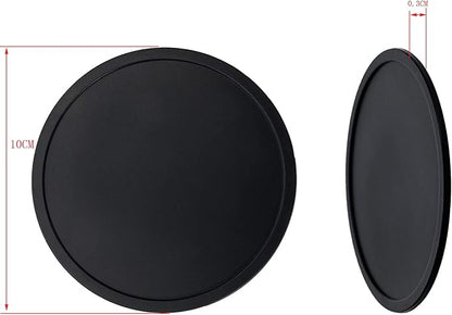 ONLYKXY 3 Pieces 3.93 Inch Silicone Coasters, Round Coasters - Image 3