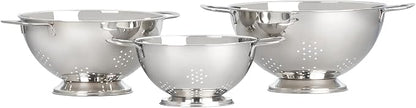 Le Creuset Set of 3 Stackable Colanders by Unknown