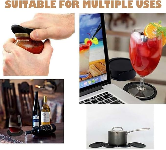 Silicone Coaster Set of 6 Pieces - Image 7