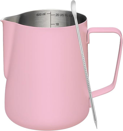 Amrules Milk Frothing Pitcher, 20 oz Milk Frother Cup by Amrules