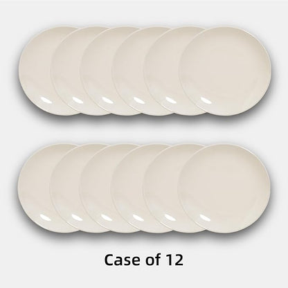 Stoneware Coupe Commercial Grade Dinnerware, Ivory, Plate 12.25", Case of 12