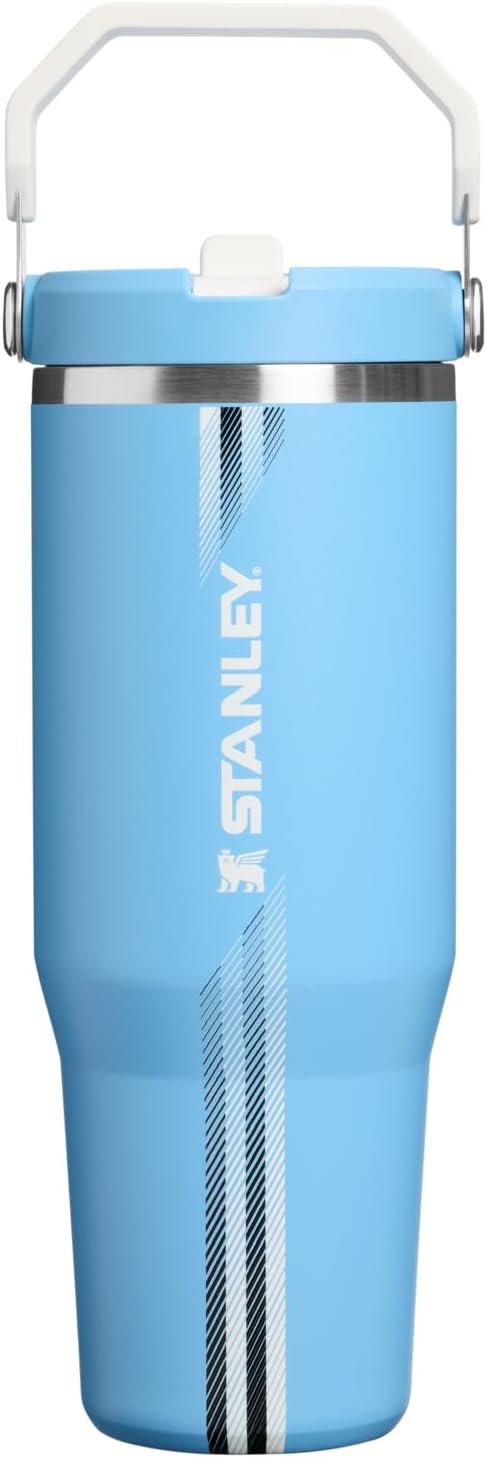 STANLEY IceFlow 2.0 Flip Straw Tumbler, 30 oz, Team Light Blue White | Easy by Unknown