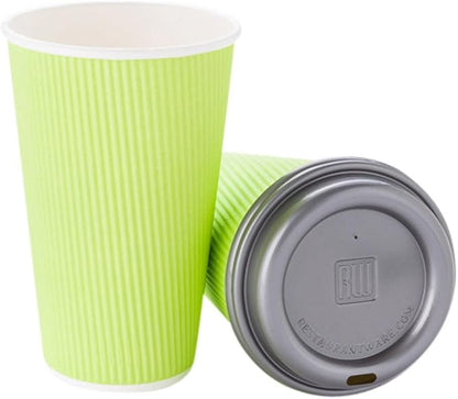 Restaurantware Coffee Cups 500 Pack of 16 oz Ripple Wall Insulated Coffee Cups - Image 13