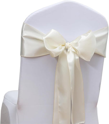 Satin Ivory Table Runner 12 x 108 Inches Pack of 10 Long Table Runner - Image 6