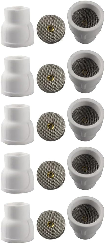 #12 Ceramic White TIG Welding Cup by Vaphy