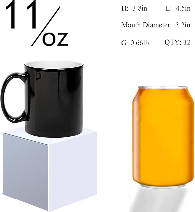 ABBSH Color Changing Coffee Mugs, Sublimation Mugs Magic Mugs Tazas Magicas - Image 2
