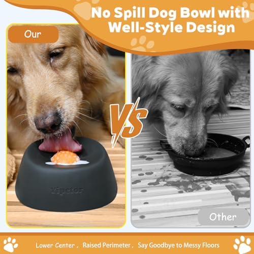 Yipetor Slow Feeder Dog Bowls for Liquid Treat, 【Enrichment Ball-Roll】 Bone - Image 3