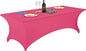 LZY Spandex Fitted Stretch Table Cover for 6 ft or 4ft or 8ft Folding Table, Rectangular Cocktail Tablecloth, Perfect for Party or Banquet