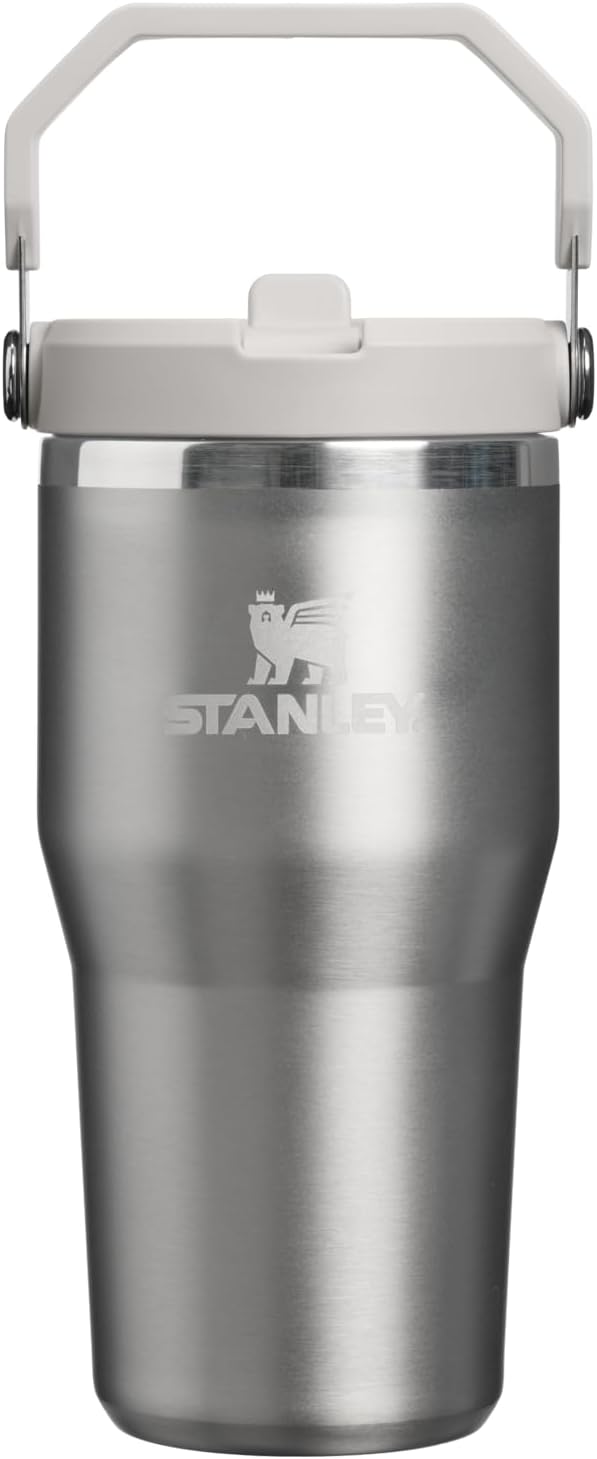 STANLEY IceFlow 2.0 Flip Straw Tumbler, 20 oz, Stainless Steel Ash | Easy Carry by Unknown