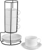 YOLIFE 8oz Porcelain Stackable Cappuccino Cups by YOLIFE