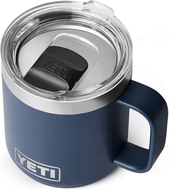 YETI Rambler 10 oz Ceramic Lined Stackable Mug, Vacuum Insulated, Stainless by YETI
