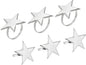 uxcell Metal Napkin Rings Set of 6, Star Napkin Ring Holder Buckle by uxcell