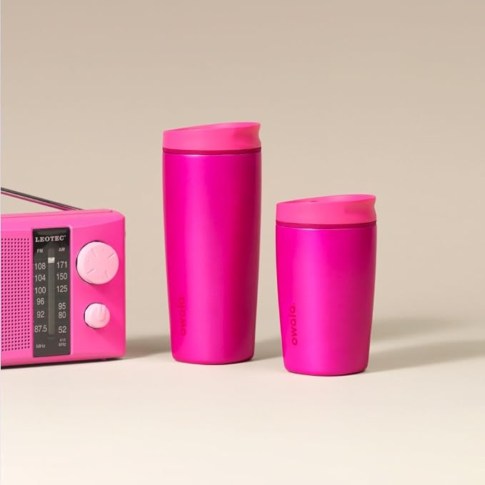 Owala SmoothSip Slider Insulated Stainless Steel Coffee Tumbler, Reusable Iced - Image 7