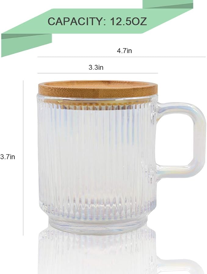 Lysenn Iridescent Glass Mug - Image 6