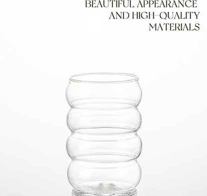KEMORELA 2PCS Wave Bubble Beverage Glasses - Image 4