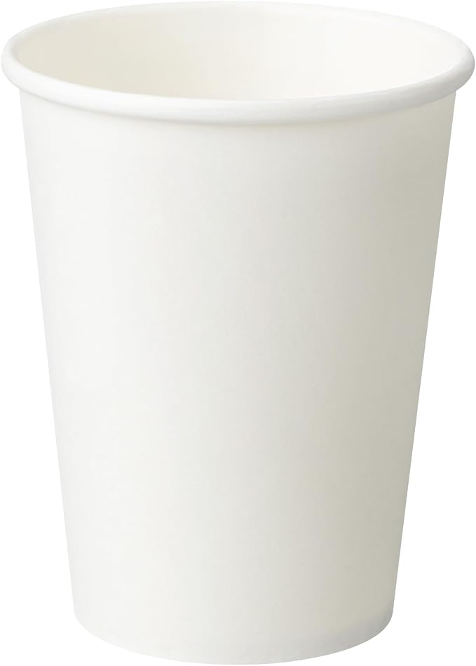 12 oz 500 Pack Paper Coffee Cups, Hot Disposable Paper Cups, Thickened by VPACKDUO