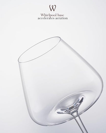 Hand-Blown 23.5OZ Crystal Wine Glasses Set of 4 - Image 4