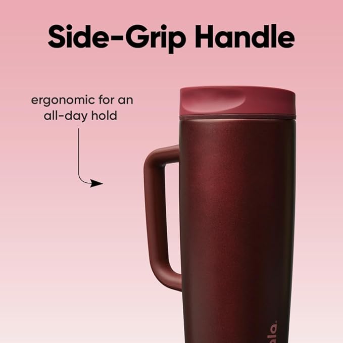 Owala SmoothSip Slider Stainless Steel Insulated Travel Mug - Image 6