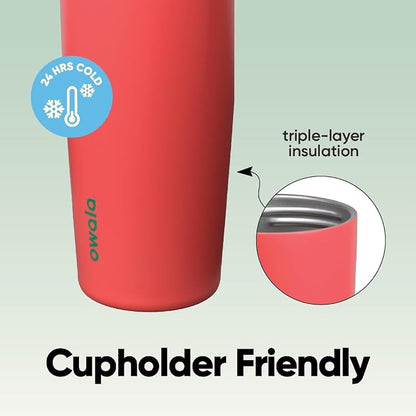 Owala FreeSip Sway Stainless Steel Water Bottle 40 oz Strawberry Fields - Image 4