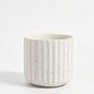 Vintage Ceramic Mug, Japanese Tea Cup 6oz Striped Cup No Handle Drinking Cup by Unknown