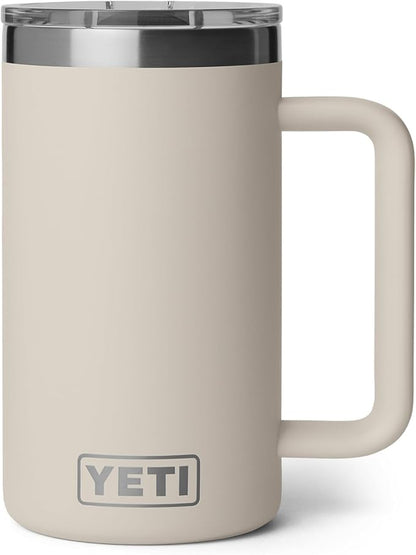 YETI Rambler 24 oz Ceramic Lined Stackable Mug 2.0, Vacuum Insulated, Stainless by YETI