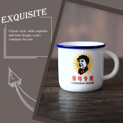 Cabilock 6pcs Vintage Enamel Mugs Heat-insulated Water Cups - Image 6