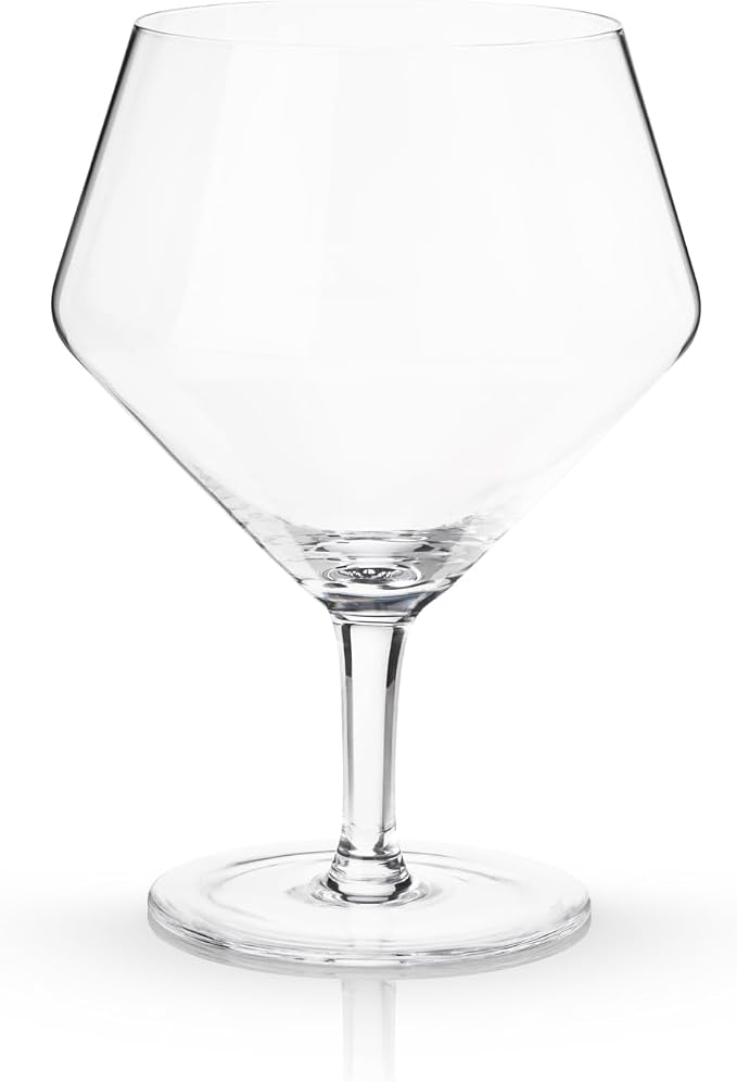 Viski Raye Angled Stemmed Gin and Tonic Glasses Set of 2 - Image 7
