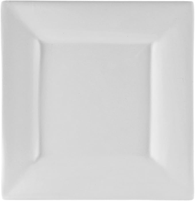10 Strawberry Street 6" Catering Square Appetizer Plate - Image 2