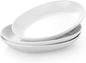 12" Oval Ceramic Serving Platter, Deep Oval Plates, Large Serving Bowls for Appetizer, Pasta, Salad, Vegetables, Set of 3 ﻿