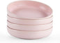 famiware Milkyway 33 oz Pasta Bowls Set of 4, Light Pink | Double Reactive Glaze by Famiware