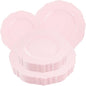 60pcs Pink Plastic Plates by WDF