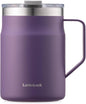 LocknLock Metro Mug, Premium 18/8 Stainless Steel Metal, Double Wall Insulated by LocknLock