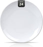 Stoneware Coupe Commercial Grade Dinnerware, Bright White Plate 9", Case of 24
