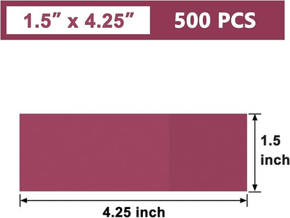 Self-Adhesive Napkin Bands, Burgundy | Wrap silverware & napkins, elegant table - Image 2