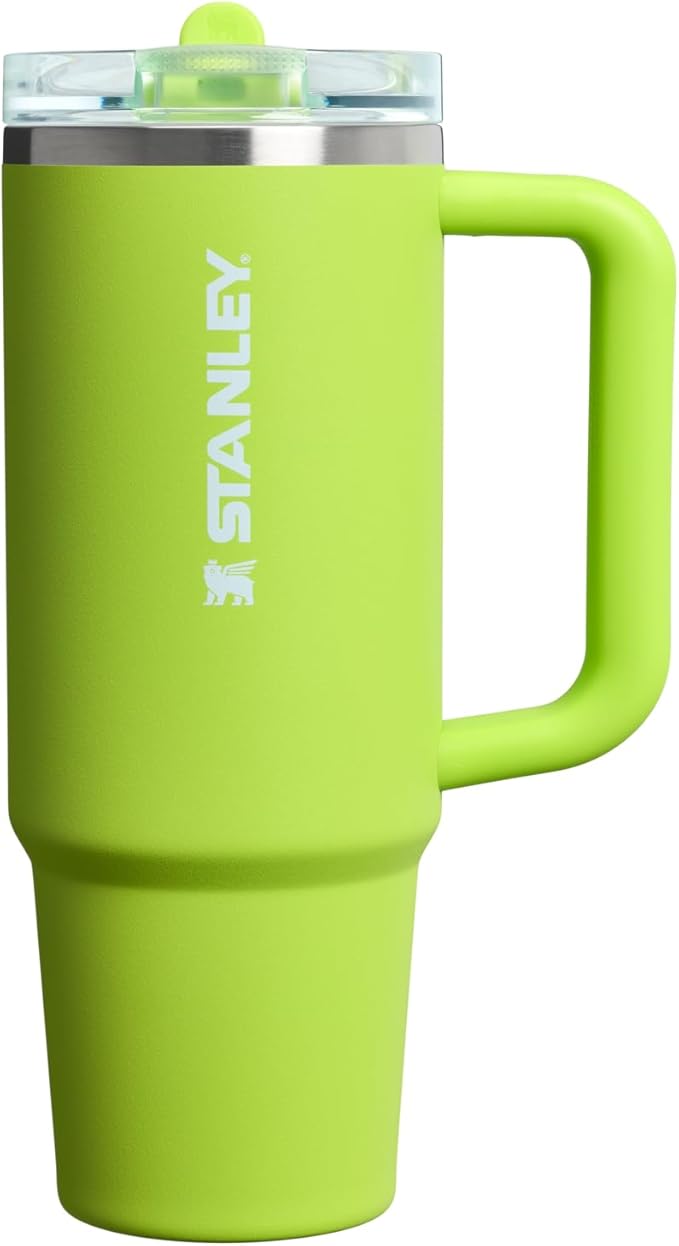 STANLEY Quencher ProTour Flipstraw Tumbler, 30 oz, Chartreuse | Built-In Straw by Unknown