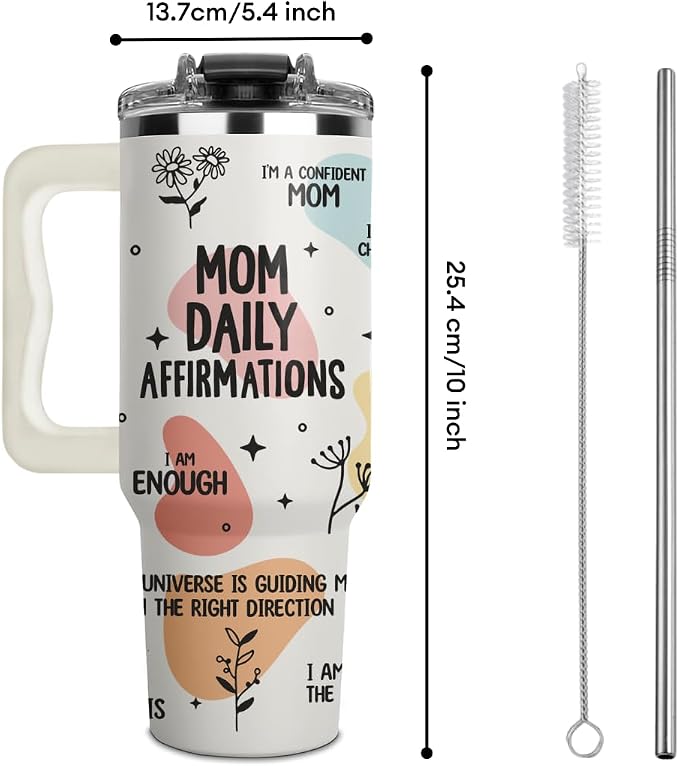 Mom Daily Affirmations Tumbler - Image 4