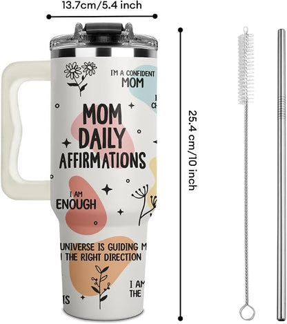 Mom Daily Affirmations Tumbler - Image 4