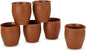 Servo Best Handmade Ceramic Kulhad Tea Cups Set of 6, Glazed Glossy Kulhar Cups by Serv-o-Best