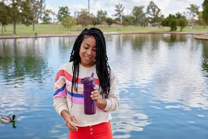 Stanley IceFlow Flip Straw 2.0 Water Bottle 24 OZ | Built-In Straw - Image 8