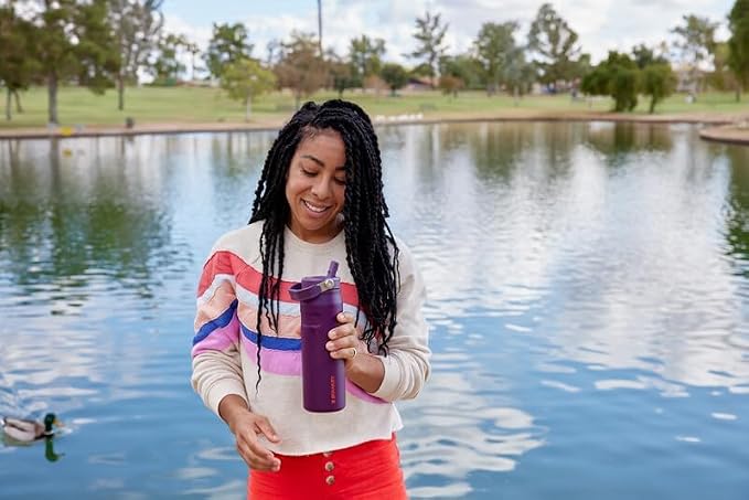Stanley IceFlow Flip Straw 2.0 Water Bottle 36 OZ | Built-In Straw - Image 7