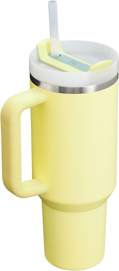 STANLEY Quencher H2.0 Flow State Tumbler, 40 oz, Pomelo | Handle and Straw | - Image 3