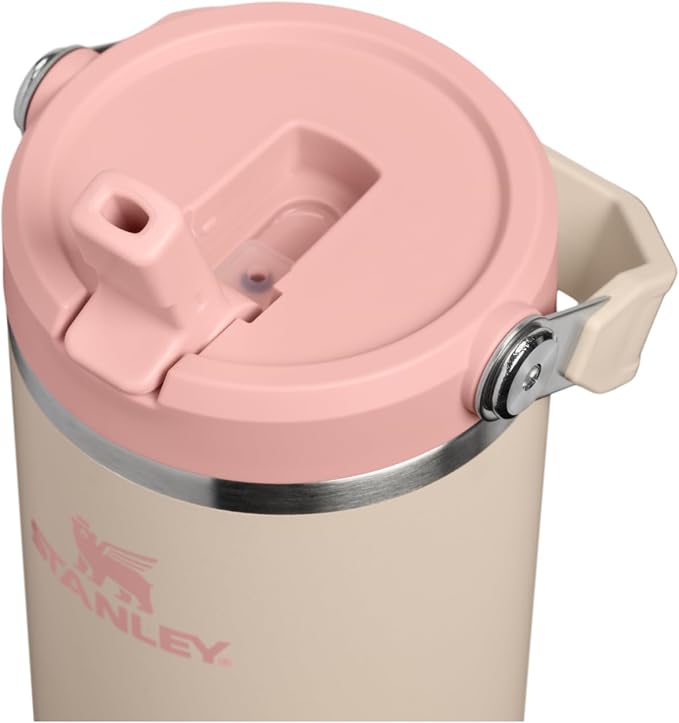 STANLEY IceFlow 2.0 Flip Straw Tumbler, 30 oz, Champagne | Easy Carry Handle | - Image 3