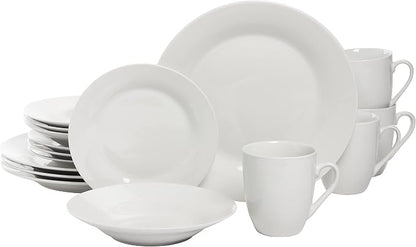 10 Strawberry Street Simply Round 16 Piece Dinnerware Set by 10StrawberryStreet