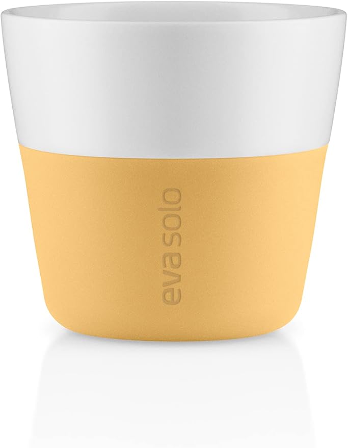 Eva Solo | 2 Lungo Tumbler Mugs | 8 oz Porcelain Coffee Cup Tumblers by EvaSolo